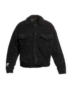 Borg Plush Bomber Jacket