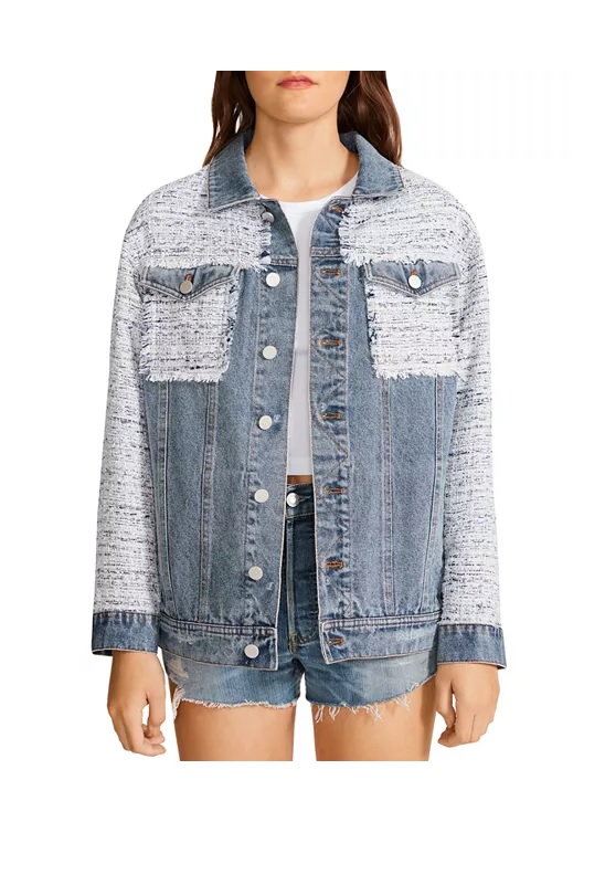 Sale on BB Dakota The Festival Mixed Media Trucker Jacket