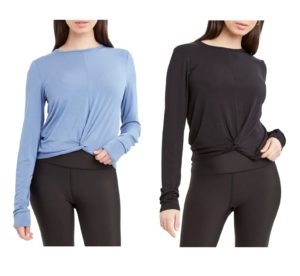 Brynn Twist Front Long Sleeve Top