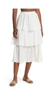 Tiered Midi Skirt