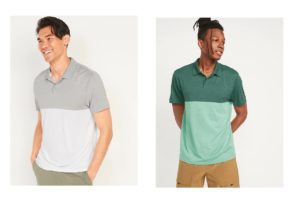 Moisture-Wicking Color-Block Pro Polo Shirt for Menp