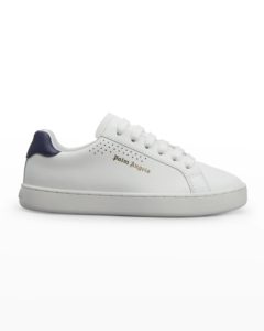 Kid's Logo Leather Low-Top Sneakers, Toddler/Kids