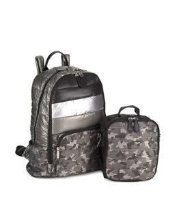 Boy's Puffer Camouflage 2-Piece Backpack & Lunch Box Setp