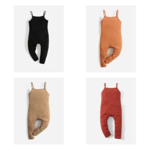 Baby Solid Cami Jumpsuit