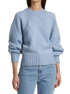 Claes Diagonal Rib-Knit Sweater