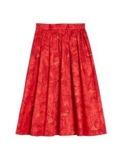 Kids' Mid Length Tiger Print Skirt size 2-8p