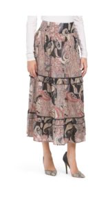 Paisley Maxi Skirt