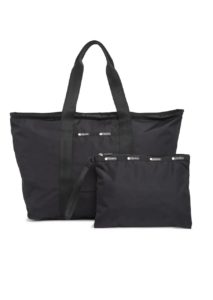 Packable East/West Tote Bag & Pouchp