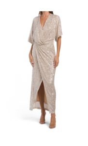 Dominique Sequin Maxi Dress