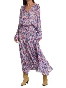 Saureli Floral Midi Dress