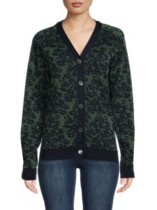 Metallic Pattern Cardigan