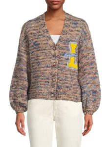 Speckled Wool Blend Cardigan