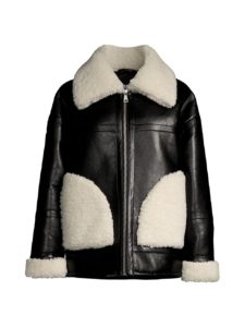 Catalina Faux Leather & Shearling Jacket