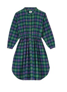 Ophelia Checked Cotton Dress