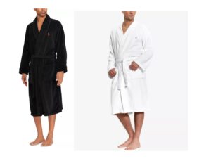 Men's Sleepwear Soft Cotton Kimono Velour Robe