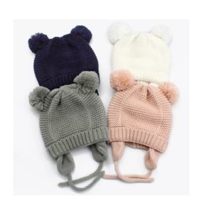 Ute Knitted Pompom Baby Hat