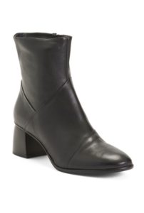 Dressy Zip Booties with Round Heel