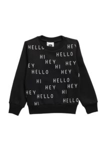 Kids' Hey Hi Hello Crew Sweater