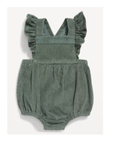 Ruffled Corduroy Overall Romper for Baby 024m