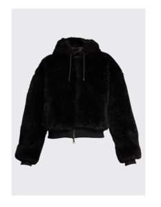 Faux-shearling Hoodie