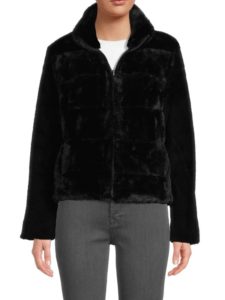 Faux Fur Reversible Quilted Jacket