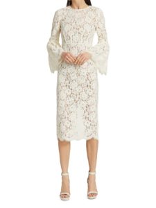 Cotton Lace Midi-dress
