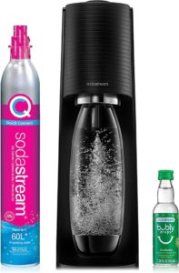 Sodastream Terra Sparkling Water Maker (black) with Co2, Dws Bottle and Bubly Drop