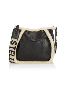 Faux Shearling Logo Tote $75 Gift Card with Purchase!
