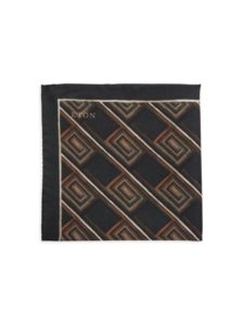 Geometric Silk Pocket Square
