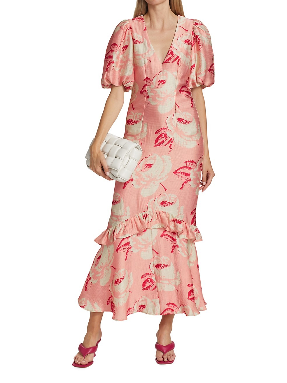 Sale on BYTIMO Bubble Satin Maxi Dress