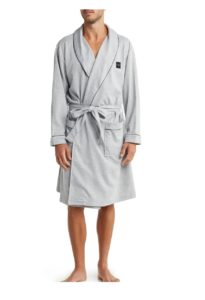 Brushed Pone Piped Trim Robe