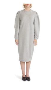 Brisa Long Sleeve Cotton Blend Sweater Dress