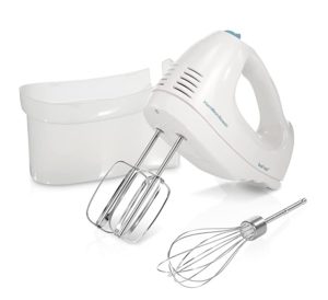 Speed Electric Hand Mixer with Whisk, Traditional Beaters