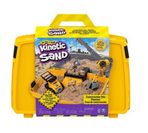 onstruction Site Folding Sandbox with Toy Truck and 2lbs of Play Sand