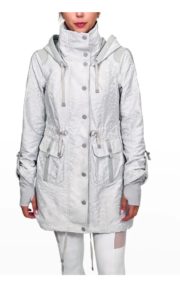Delilah Cinched Hooded Anorak Jacket