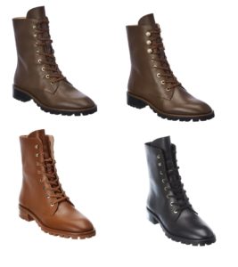 Laine Leather Combat Boot Up to 61% off