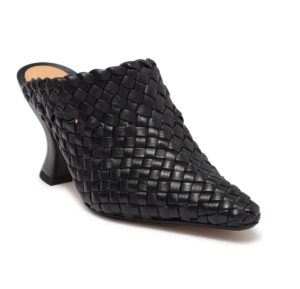 Woven Leather Mule