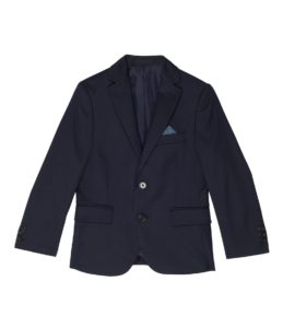 Navy Solid Suit Separate Jacket