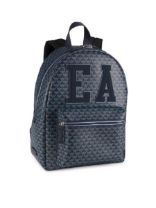 Boy's Logo Leather Backpack