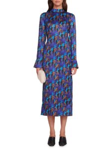 Thicket Printed Midi-dress