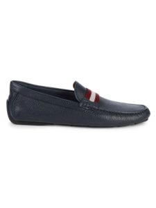 Waltec Pebbled Leather Loafers