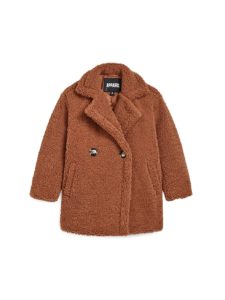 Sherpa Double-breasted Coat