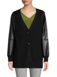 Zoe Ribbed V Neck Cardigan