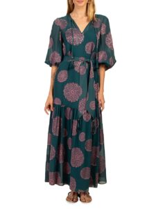 Shalina Printed Silk-blend Maxi Dress