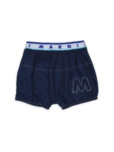 Litle Boy's & Boy's Denim Logo Shorts