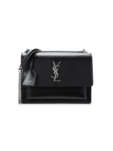 Logo Leather Crossbody Bag