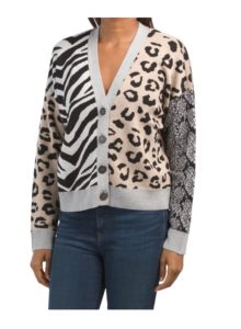 Animal Print Cardigan