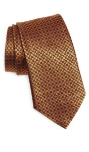 Quadri Colorati Neat Floral Silk Tie