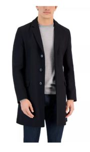 Boss Men's Migor Slim-fit Solid Wool Overcoat