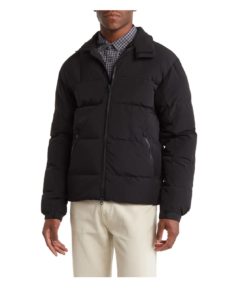 Down Quilted Zip Puffer Jacket